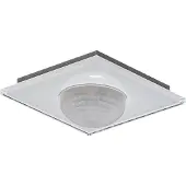 MDT Détecteur de présence KNX en verre, 360°, avec 3 capteurs et capteur de température, blanc, 1 pièce.