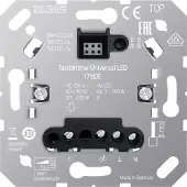JUNG Variateur à bouton-poussoir universel pour LED, avec entrée pour poste secondaire, 1 pièce.
