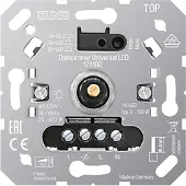 JUNG Variateur rotatif Universal LED, encastré, 1 pièce