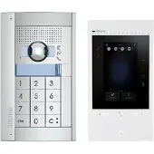 Bticino Kit vidéo Flex ONE, poste de porte SFERA, module de verrouillage à code, CLASSE 300EOS, 1 pièce