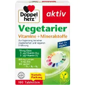 Doppelherz Vegetarier Vitamines+Minéraux actifs 100 pc