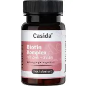 Casida Complexe Biotine 10 mg hautement dosé + Zinc + Sélénium, 180 pc TAB