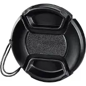 Hama Bouchon d'objectif - - Smart-Snap - 49 mm - Noir - Support inclus