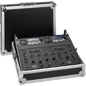 IMG Stage Line Vol MR919DJ (Table de mixage), Coffre + housse audio, Noir, Argent