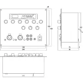 Monacor MXT-52MP3 Table de mixage analogique
