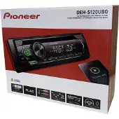 Pioneer DEH-S120UBG - CD/MP3-Autoradio Radio Vert avec USB / AUX-IN