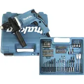 Makita Perceuse à percussion - 710W + kit accessoires - HP1631KX3