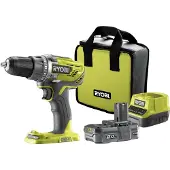 Ryobi Perceuse-visseuse R18DD3-120S 18V 50 Nm 1x2Ah + chargeur 2A en sac de transport