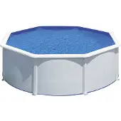 Gre Fidji Steel Walls 350x120 Cm Pool Blanc