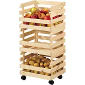 Kesper Horde de pommes de terre et de fruits (3x, 30 x 37 x 80 cm)
