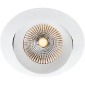 The Light Group Luminaire LED à encastrer, SLC ONE 360°, LED/8W, 640 lm, 3000K blanc rond