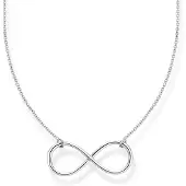 Thomas Sabo Collier Infinity de symboles puissants, (Argent 925, Argent 925)