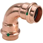 Viega Coude cuivre 90° femelle / femelle à sertir - diamètre 54