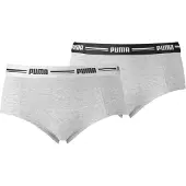 Puma Slips Femme Culotte Paquet de 2 femme - Gris - EU XL