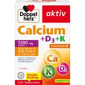 Doppelherz Double cœur Calcium + D3 + K, 120 pcs TAB
