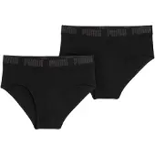 Puma Hommes, Sous-vêtements, Basic Brief, Noir, (lot de 2, XL)