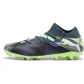 Puma Chaussures de football Future 7 Match Mg, couleur noire, pointure européenne 44 1/2, pour homme, couleur noire, pointure européenne 44 1/2