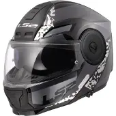 LS2 Ff902 Scope Ii Oxyd Modular Helmet Argenté S
