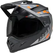 Bell MX-9 Adventure MIPS Enduro Gris Orange Casque Intégral Adventure Taille S
