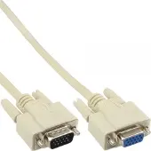 InLine VGA — VGA (5 m), Câble vidéo, Beige