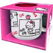 Stor Hello Kitty - Kitty White Doodle, Tasse, Multicolore