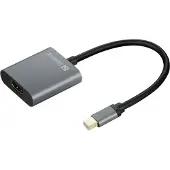 Sandberg Mini DisplayPort — HDMI (Typ A) (HDMI, 17 cm), Adaptateur données + vidéo, Gris
