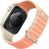 Uniq Revix Evo (40 mm, 41 mm, 42 mm, Métal, Silicone), Sangles de montre, Pink, Blanc