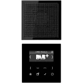 JUNG DABLS1SW Kit DAB+ mono (DAB+ DAB, FM), Radio, Noir