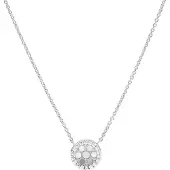 Fossil Chaîne argent / blanc