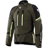 Dainese Super Adventure Absoluteshell blouson textile imperméable pour moto, olive, 46