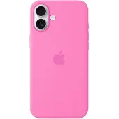 Apple Coque en silicone MagSafe iPhone 16 Plus - Peony Pink
