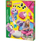 SES Creative Set de Peinture - Peinture sur pierre - Violet/Roug - - UneTaille - Set de Création