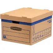 Fellowes 6203901 BANKERS BOX Umzugskarton SmoothMove FastFold, 37 l