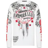 Cipo & Baxx T-Shirt rouge / noir / blanc