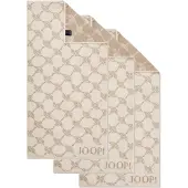 JOOP! Serviette crème / beige foncé