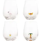 Bloomingville Ensemble de 4 verres Misa