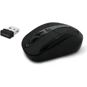 Canyon CNR-MSOW06B - Souris - optique - 6 boutons - sans fil - 2.4 GHz - récepteur sans fil USB - noir