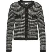 LASCANA Cardigan gris / noir
