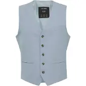 s.Oliver Black Label Gilet de costume bleu-gris