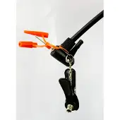 Powershot Steel Barrel Track Pump With Gauge Noir,Argenté