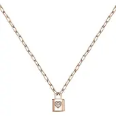 La Petite Story Padlock Rg Necklace Doré Femme