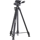 InLine Trépied pour appareil photo numérique et caméra vidéo, aluminium, noir, hauteur max. 1,73m (Métal), Trépied, Noir