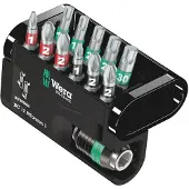 Wera Bc Bitorsion 1 Screwdriver Bit Set 12 Pieces Vert,Rouge,Noir