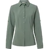 Vaude Farley Stretch Long Sleeve Shirt Vert 40 Femme