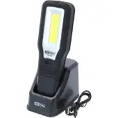 Ks Tools 150.4490 Lampe portable d'atelier mobile, nickelée, 550 lumens Classe d'efficacité énergétique 2021 non pertin