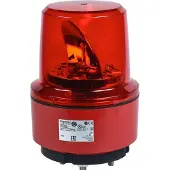 Schneider Electric XVR Balises rouges rotatives, 130mm, buzzer