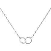 Daniel Wellington Elan Unity Necklace Silver, (Acier inoxydable, 45 cm)