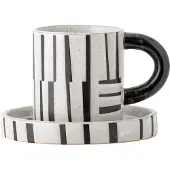 Bloomingville Ensemble tasse et soucoupe Frankie 6 pièces