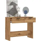 vidaXL Table console chêne artisanal 90x36x75 cm bois d'ingénierie