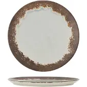 Bloomingville Assiettes Paula Ø26,5cm marron lot de 4 pièces
